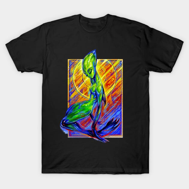 Mermaid Hybrid T-Shirt by SuarezArt